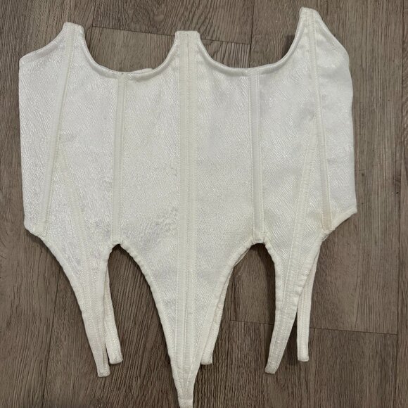 Amor Mia Dagger Corset White - Picture 2 of 4